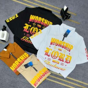 1 pcs worship The Lord with gladness R- Neck cloth